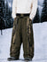 Pantalon de snowboard extra ample à blocs de couleurs réfléchissants Wild Motion pour homme