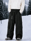 Pantalon de snowboard extra ample à blocs de couleurs réfléchissants Wild Motion pour homme