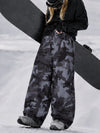 Pantalon de snowboard ample et résistant, style urbain et polyvalent pour femme
