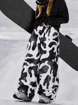 Pantalon de snowboard ample et résistant, style urbain et polyvalent pour femme