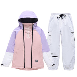 Combinaisons de ski Mountain Discover pour femmes avec double fermeture éclair