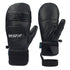 Gants et moufles de snowboard Gsou Snow en cuir de chèvre pour femmes, adaptés à toutes les conditions météorologiques