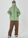 Veste de snowboard anorak Mountain Breaker pour femme avec pantalon de ski cargo stylé