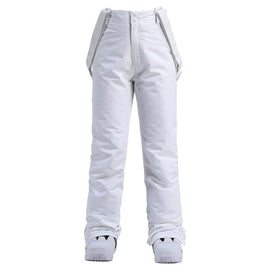 Salopette de ski Mountains Aurora blanche isolée pour femme