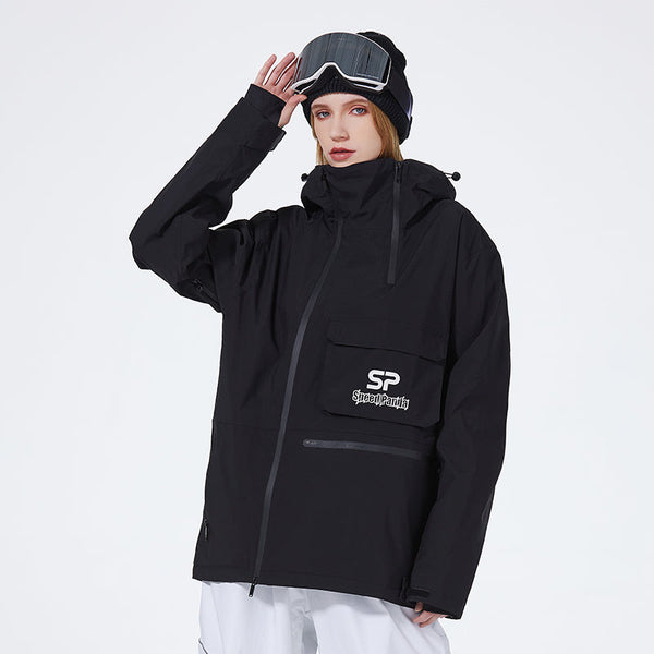 Veste de ski SpeedPanda Mountain unisexe Alpine GlacierPro Extreme pour femmes