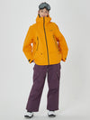 Veste de snowboard anorak Mountain Breaker pour femme avec pantalon de ski cargo stylé