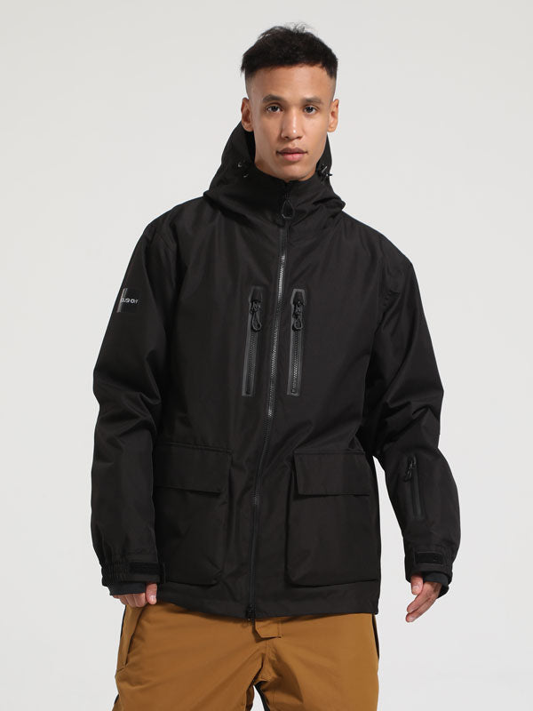 Veste de snowboard cargo Gsou Snow Winter Ranger pour homme