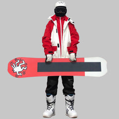 Combinaisons de ski unisexes North White Cruise Colorblock