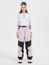 Pantalon de snowboard imperméable bicolore à panneaux Mountain Pro pour femme