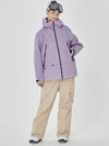 Veste de snowboard anorak Mountain Breaker pour femme avec pantalon de ski cargo stylé