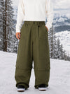 Pantalon de snowboard cargo utilitaire UrbanCraft pour homme, à double genouillère et empiècements renforcés par rivets