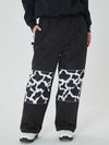 Pantalon de ski cargo ample Freestyle pour femme avec empiècements réfléchissants aux genoux