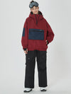 Veste bomber ample d'hiver pour femme et pantalon cargo de snowboard stylé