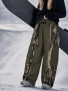 Pantalon de snowboard extra ample et réfléchissant Wild Motion pour femme