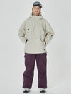 Veste anorak ample Freerider pour femme avec pantalon de snowboard cargo.