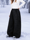 Pantalon de snowboard ample et résistant, style urbain et polyvalent pour femme