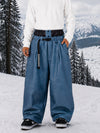 Pantalon de snowboard ample OG pour homme, style urbain, inspiré des vêtements de travail, avec rivets apparents et coupe large.