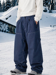 Pantalon de snowboard UrbanCraft Freeride Utility Baggy pour homme avec empiècements renforcés