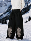 Pantalon de snowboard ample et polyvalent Hyper Beast pour homme