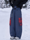 Pantalon de snowboard cargo freestyle ample Park Rider Hyper Flux Urban Graffiti pour femme