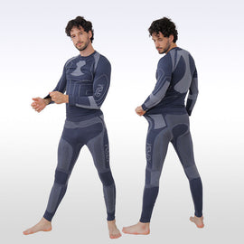 Ensemble de sous-vêtements techniques fonctionnels, chauds et confortables pour hommes Snowshred