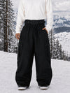 Pantalon de snowboard cargo utilitaire Techline pour homme, inspiré des vêtements de travail – Coupe ample et freestyle