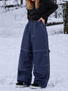 Pantalon de snowboard ample UrbanCraft pour femmes, conçu pour une mobilité accrue des genoux.