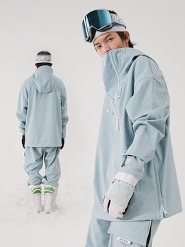Anorak isolant à capuche en polaire pour homme et unisexe Vector