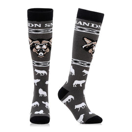 Chaussettes de ski et de snowboard unisexes Nandn respectueuses des animaux