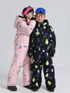 Combinaisons de ski une pièce pingouin pour filles et garçons