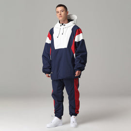 Combinaison de ski deux pièces unisexe Searipe Snow Addict Street Fashion pour homme
