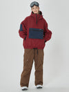 Veste bomber ample d'hiver pour femme et pantalon cargo de snowboard stylé