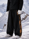 Pantalon de snowboard freestyle Hyper Flux Extra Baggy pour homme avec fermeture éclair latérale et empiècement graffiti