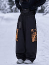 Pantalon de snowboard cargo freestyle ample Park Rider Hyper Flux Urban Graffiti pour femme
