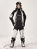 Combinaison de ski deux pièces isolée Vector Winter Choice pour femme, colorblock