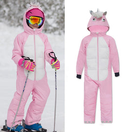 Combinaisons de neige unisexes imperméables et respectueuses des animaux pour filles