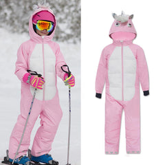Combinaisons de neige unisexes imperméables et respectueuses des animaux pour filles