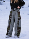 Pantalon de snowboard extra ample à blocs de couleurs réfléchissants Wild Motion pour femme