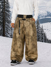 Pantalon de snowboard ample OG pour homme, style urbain, inspiré des vêtements de travail, avec rivets apparents et coupe large.