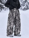 Pantalon de snowboard ample Park Rider Nightline pour femme, poches cargo et détails réfléchissants