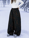 Pantalon de snowboard ample et résistant, style urbain et polyvalent pour femme