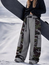 Pantalon de snowboard extra ample et réfléchissant Wild Motion pour femme