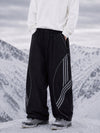 Pantalon de ski ample Nightline Park pour homme avec courbes réfléchissantes