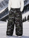 Pantalon de snowboard ample Park Rider Nightline pour homme, poches cargo et liserés réfléchissants