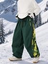 Pantalon de snowboard freestyle Hyper Flux Extra Baggy pour homme avec fermeture éclair latérale et empiècement graffiti