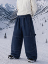 Pantalon de snowboard ample UrbanCraft pour homme, conçu pour une mobilité accrue des genoux.