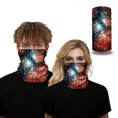 Masques et cache-cou unisexes colorés et fantaisie à imprimé 3D