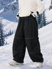 Pantalon de snowboard ample UrbanCraft pour homme, conçu pour une mobilité accrue des genoux.