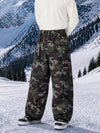Pantalon de snowboard cargo ample et extensible pour homme, style freestyle, en tissu Techline utilitaire et résistant.