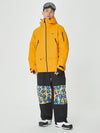 Veste de ski freestyle Mountain Breaker pour homme et pantalon de ski à empiècements graphiques